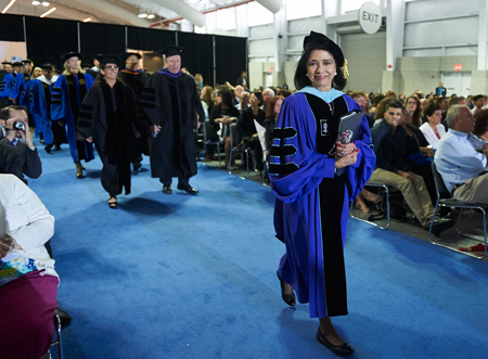 president brown at commencement