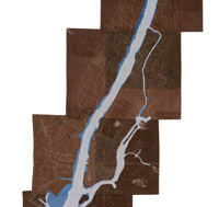 image of river on map