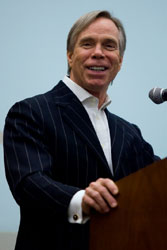 Tommy Hilfiger speaks at FIT