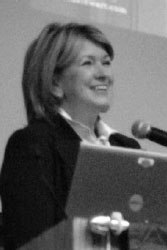 Martha Stewart speaks at FIT