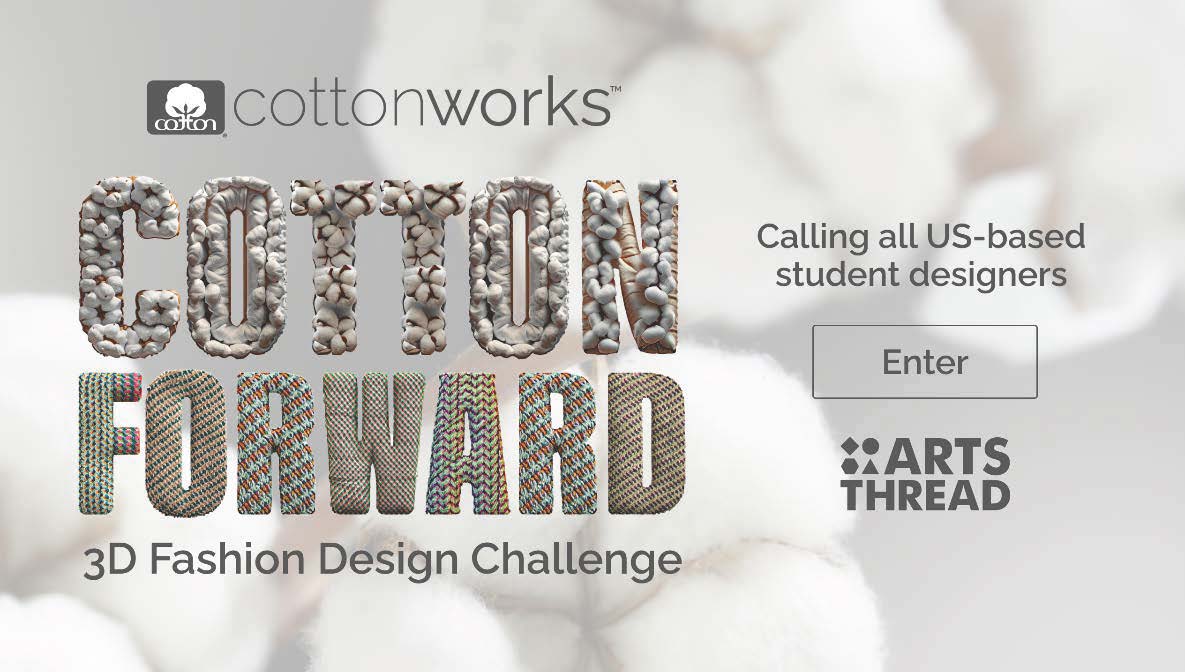 Cotton Forward: 3d Fashion Design Challenge Poster
