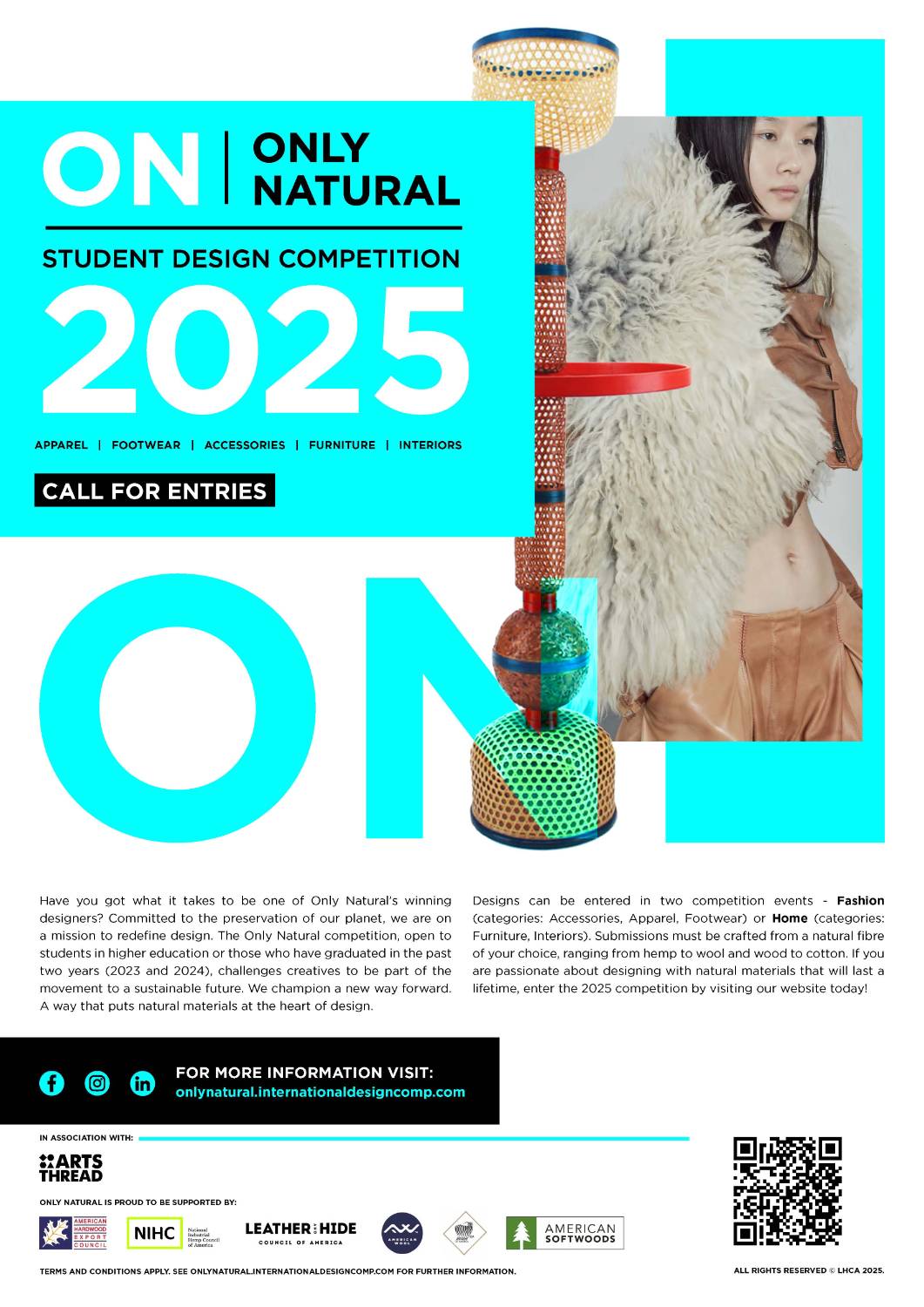 Only Natural Design Competition 2025 Poster