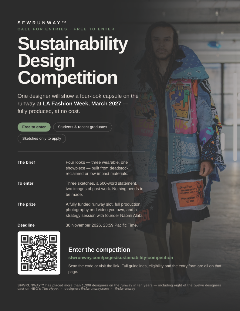 SFW Runway Competition Poster