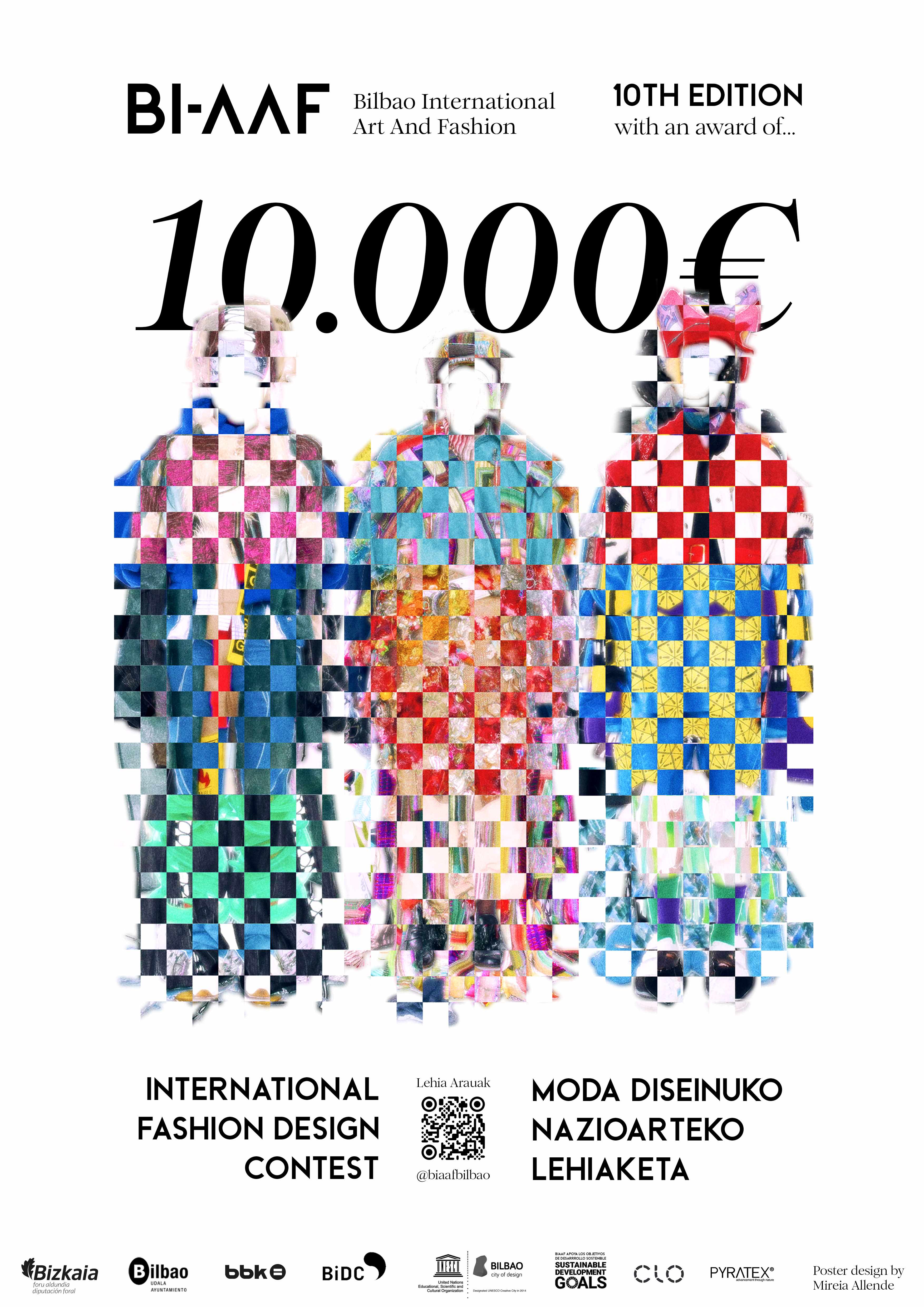 BIAAF X BILBAO International Art and Fashion Design Competition Poster