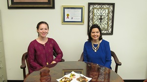 Courtney Deacon Lalotra, ITM 2010, with Christine S. Pomeranz, ITM Chair