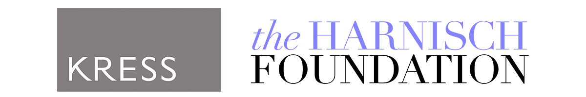 kress and the harnsih foundation logos