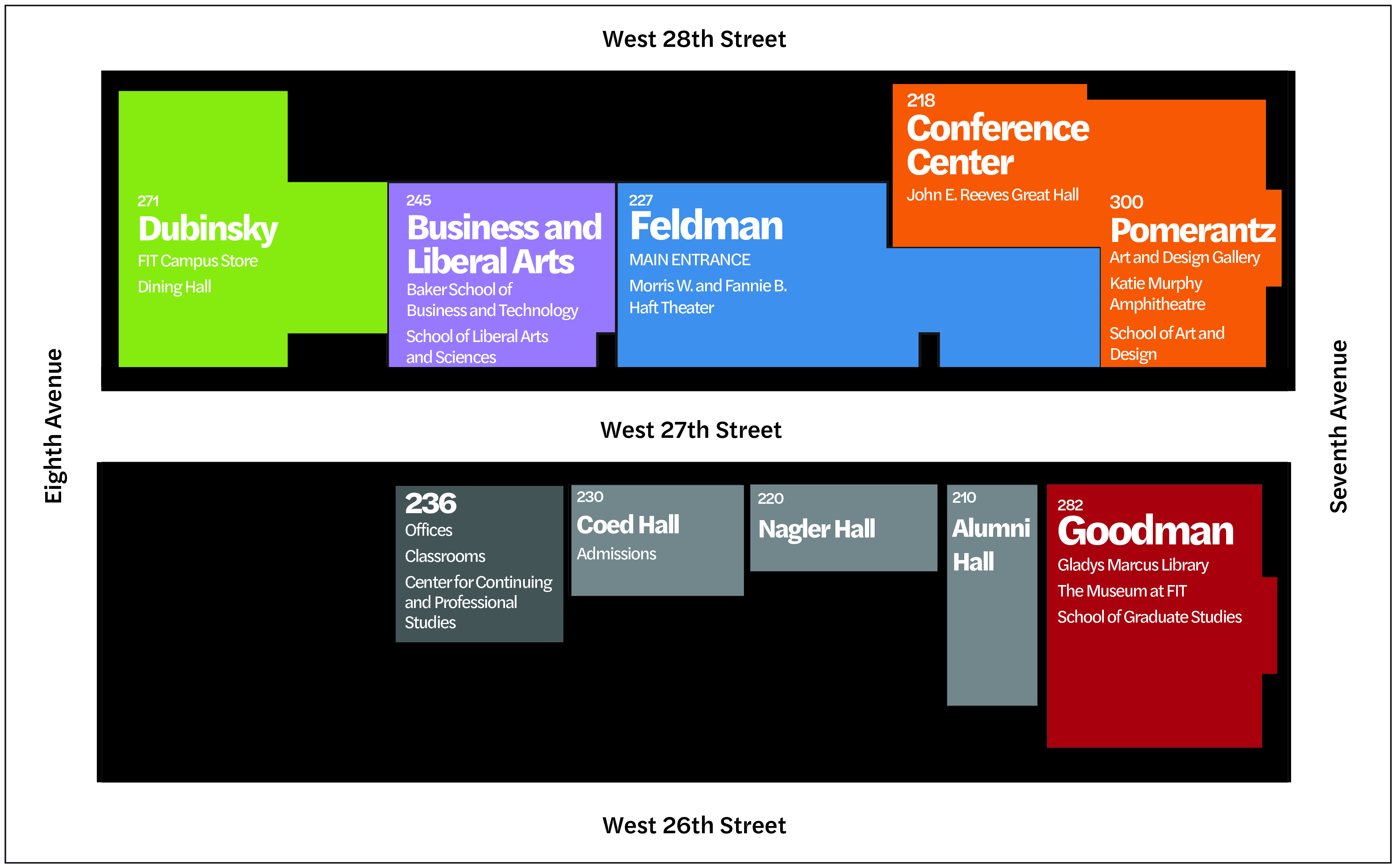 campus map diagram