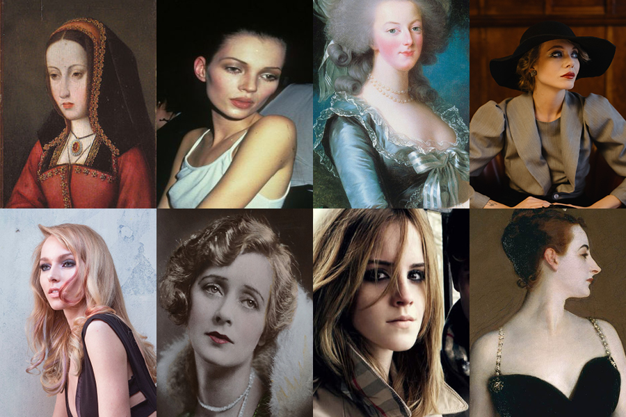 collage of different women throughout the ages