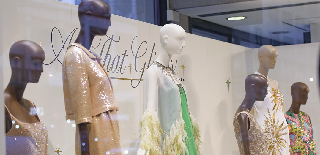 "All That Glitters" exhibition by the Fashion and Textile Studies program at FIT.