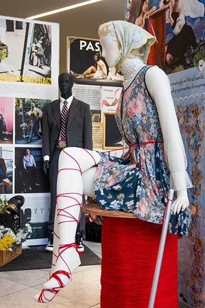 Work from the Fabric Styling program at FIT's 2026 Graduating Student Exhibition.