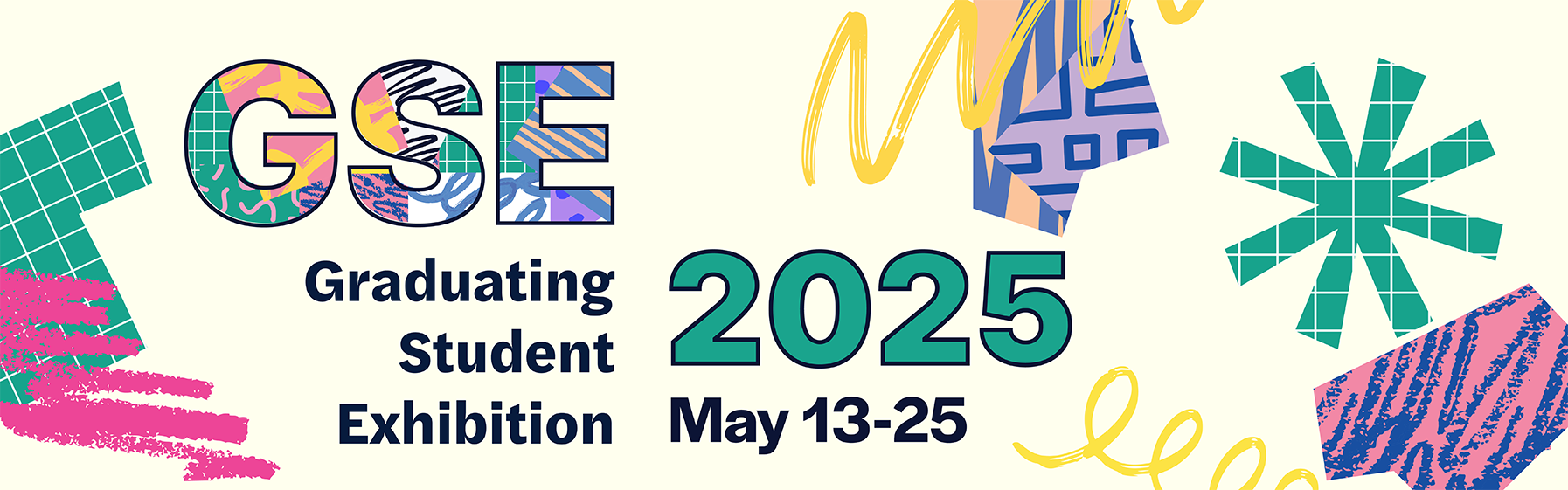 2025 graduate student exhibition graphic
