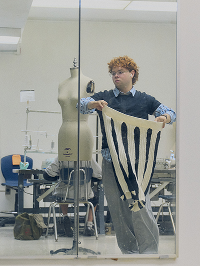 student in Fashion Design BFA program