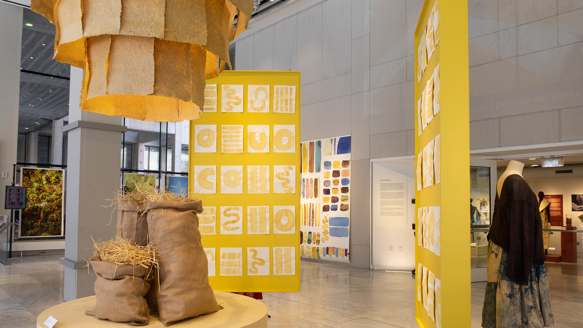 Soil to Surface exhibition in the FIT Art and Design Gallery