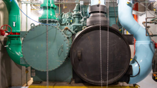 The chiller plant uses electricity to maintain a comfortable indoor climate at FIT. Photo by Smiljana Peros.