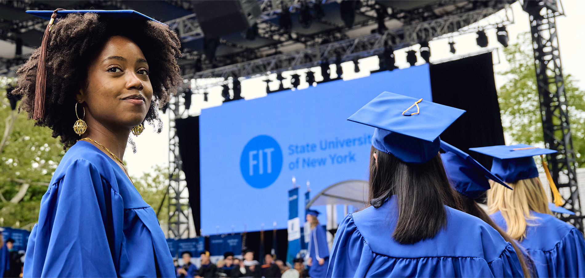 FIT commencement ceremony at Central Park