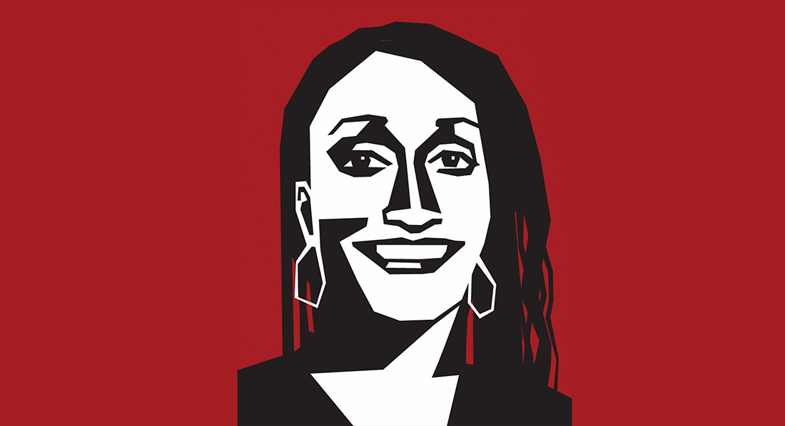 Amiyra Perkins. Illustration by Carlos Aponte.