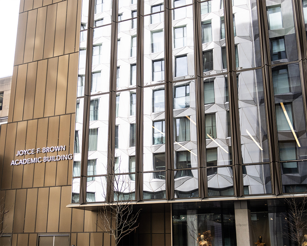 Photo of the Joyce F. Brown Academic Building