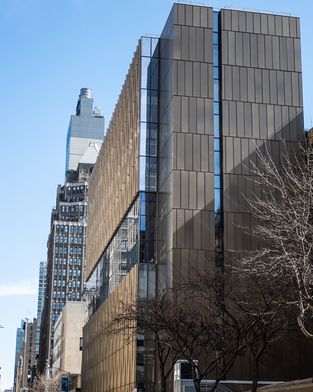 The Joyce F. Brown Academic Building on West 28th Street.