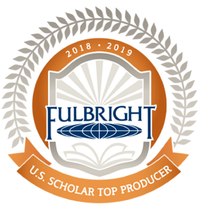 2018-2019 Fulbright Scholar logo for top sending schools