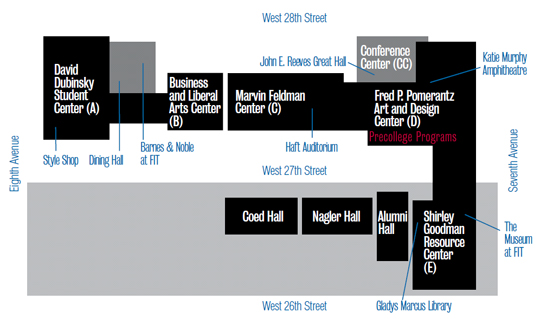 Fit Nyc Campus Map