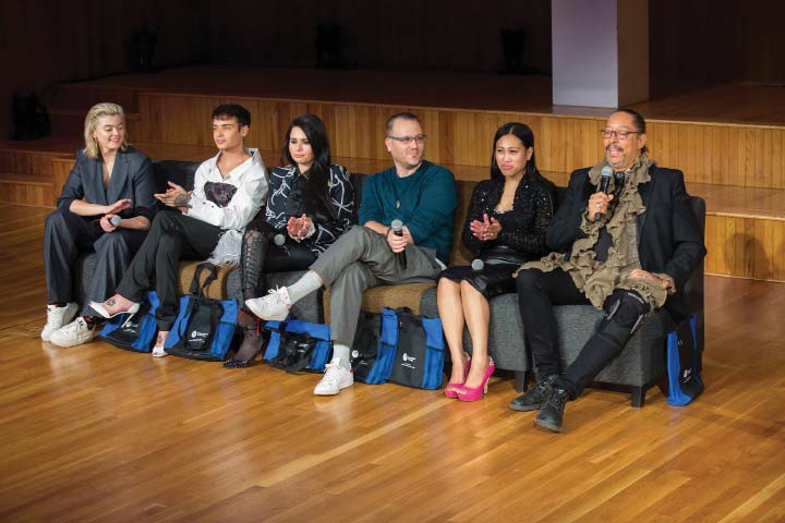 panelists on stage