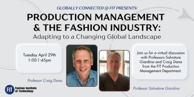 Flier for Gloablly Connected Production Management talk
