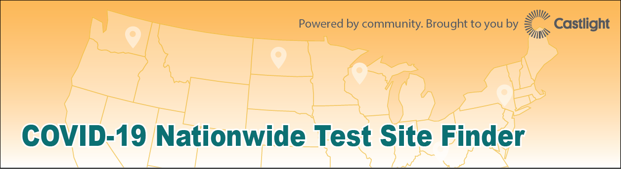 COVID-19 Nationwide Test Site Finder