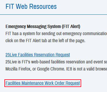 ug2 facilities maintenance fashion institute of technology work order system for maintenance
