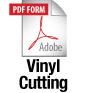 Vinyl cutting button link