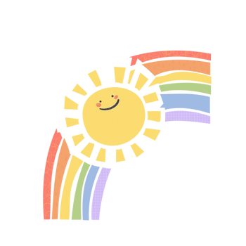 Rainbow with Sun