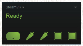 Steam VR 5 icons Okay green