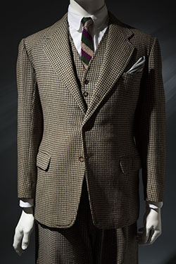three piece patterned suit