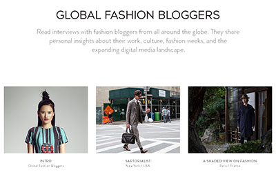 global fashion bloggers