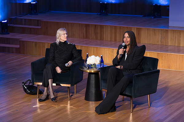 Dr. Valerie Steele and Olivier Rousteing