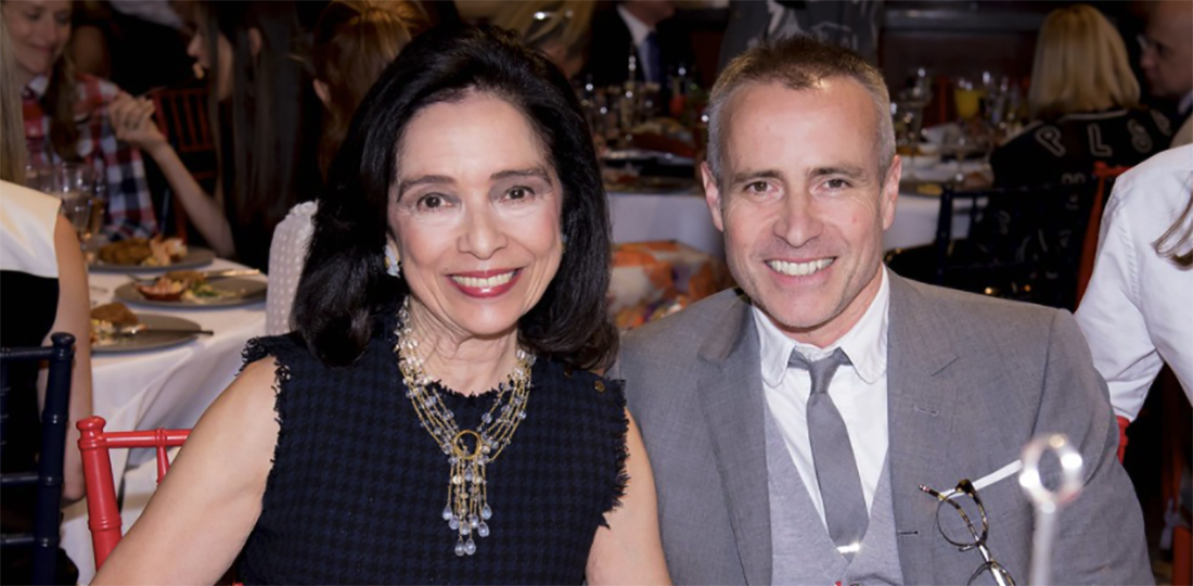 Thom Browne with FIT President Joyce F. Brown