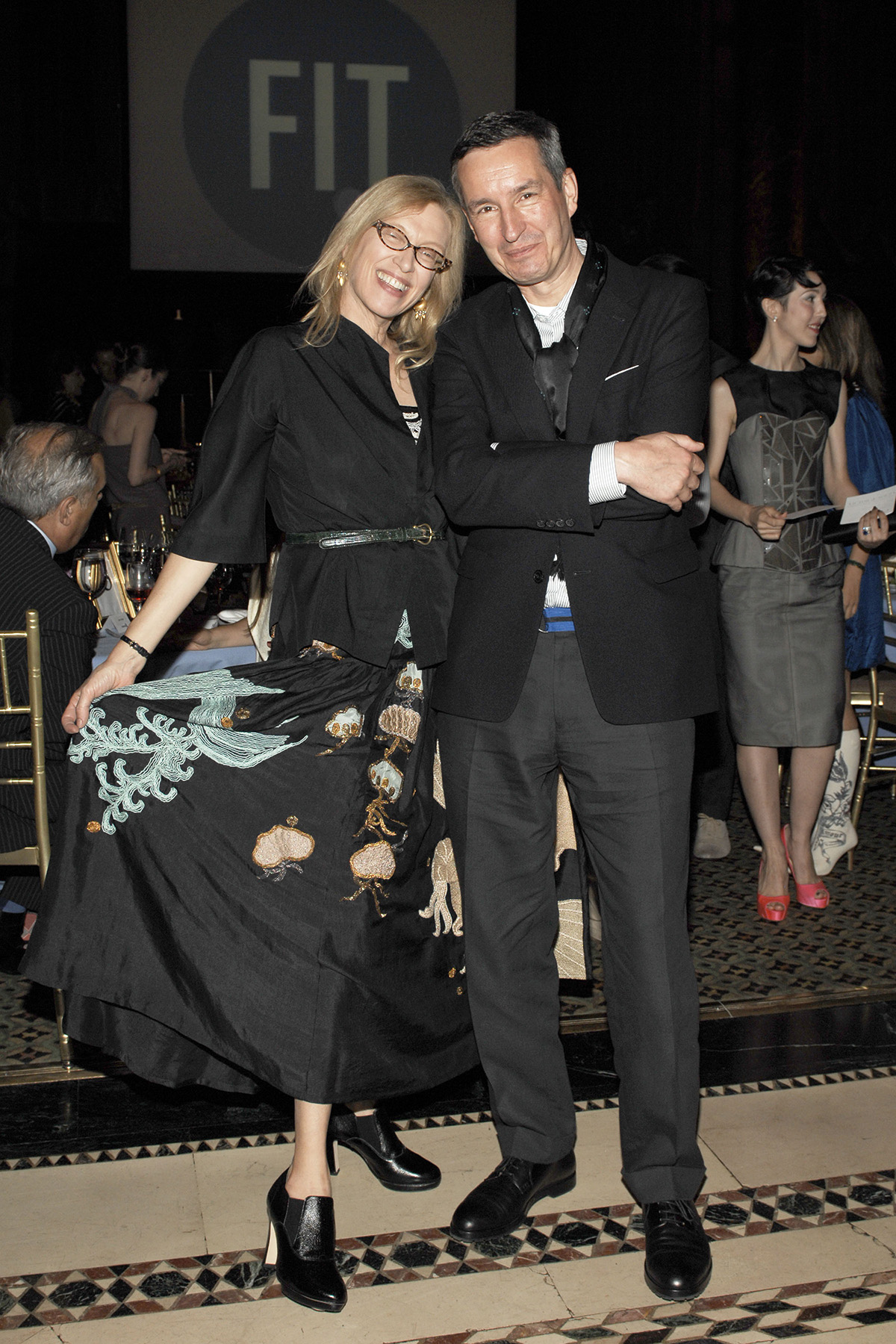 Valerie Steele and Dries van Noten