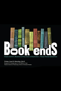 Bookends exhibiton poster