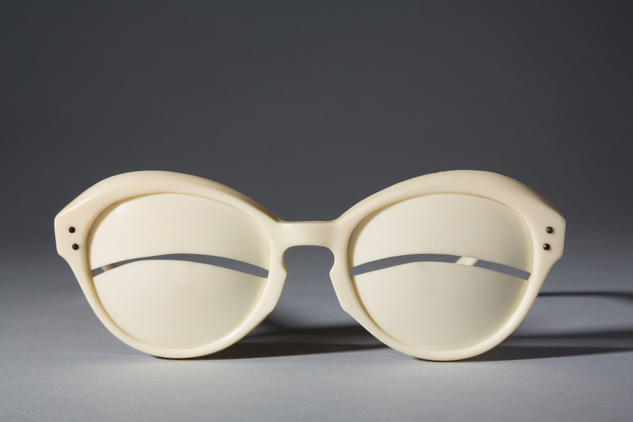 cream colored sunglasses