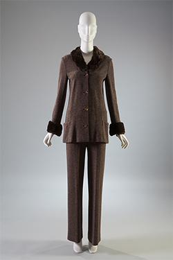 Laura (Sonia Rykiel), pantsuit, 1965, gift of Mary Cantwell. 78.159.1