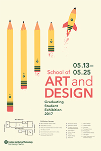 Art and Design Graduating Student Exhibition 2017 Poster