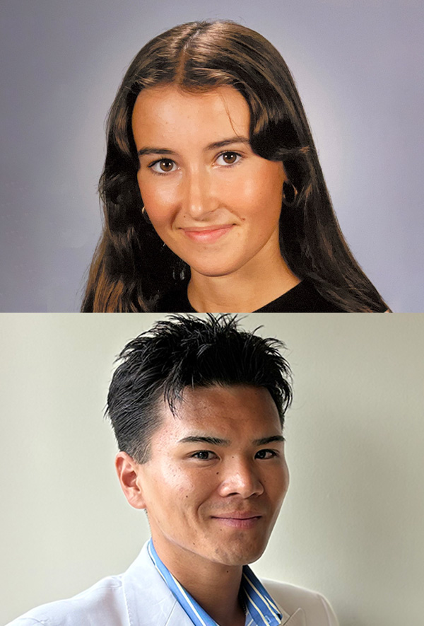 Bertille Hantraye and Yujiro Maeda